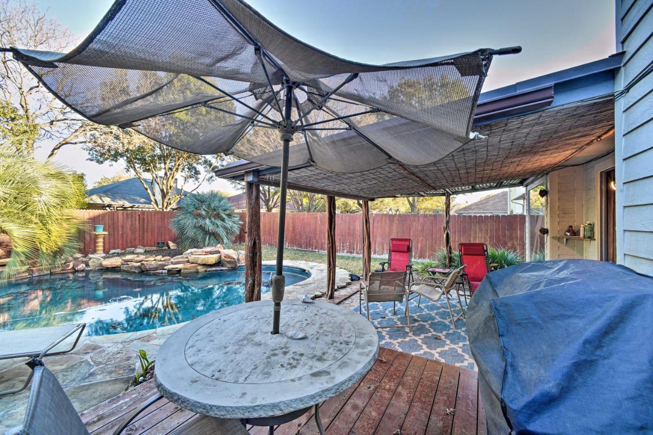 Villa Peaceful San Antonio Oasis With Private Pool And Grill Exterior foto